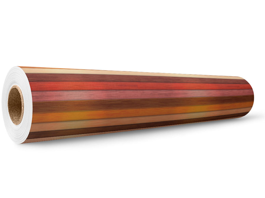 Redwood Gradient Wood Plank Wrap Film Wholesale Roll~Rwraps Series 914 Digitally Printed Vinyl Roll~5