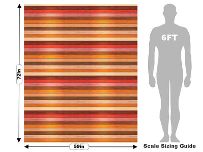 Redwood Gradient Wood Plank Vehicle Wrap Scale~Rwraps Series 914 Redwood Gradient Wood Plank Measurements~2