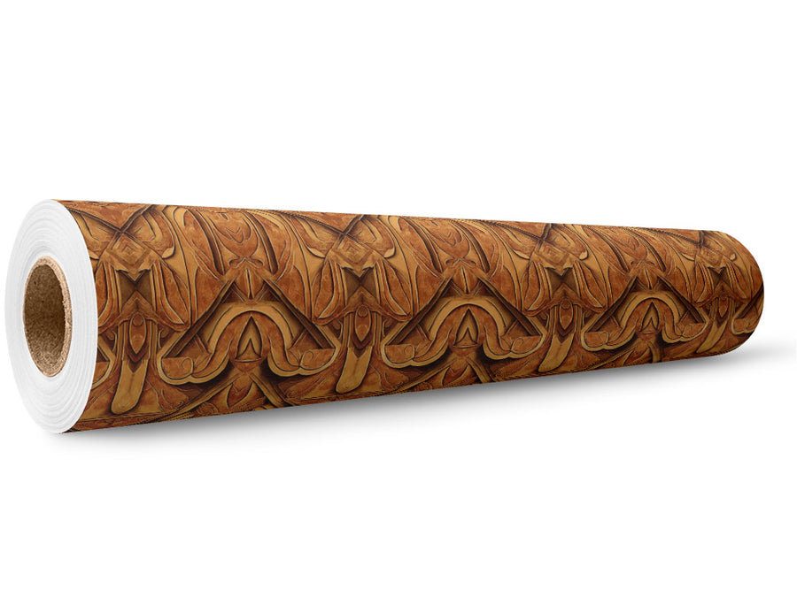 Redwood Owl Wooden Parquet Wrap Film Wholesale Roll~Rwraps Series 914 Digitally Printed Vinyl Roll~5