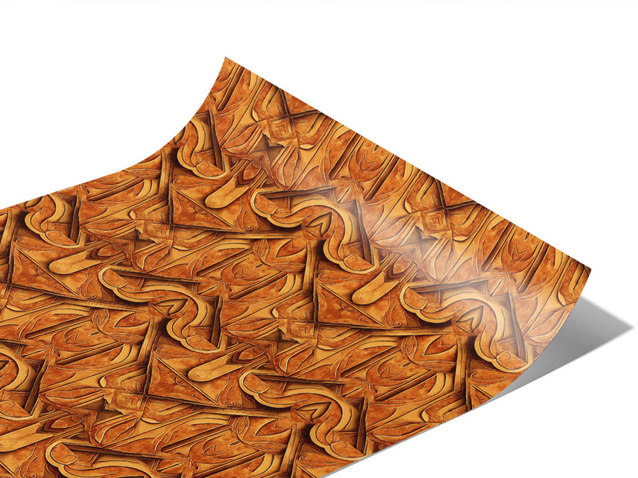 Redwood Owl Wooden Parquet Vinyl Wraps~Rwraps Series 914 Digitally Printed Vinyl Wrap~1