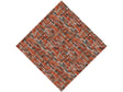 Redwood Red Brick Vinyl Wrap Pattern