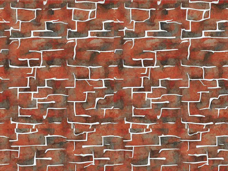 Redwood Red Brick Vinyl Wrap Pattern~Rwraps Series 914 Digitally Printed Vinyl Wrap~0