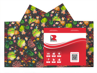 reef life salt water Craft Vinyl Sheet Pack
