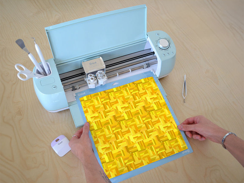 refined amber mosaic Cricut Compatible Vinyl