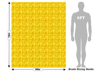 Refined Amber Mosaic Vehicle Wrap Scale~Rwraps Series 914 Refined Amber Mosaic Measurements~1