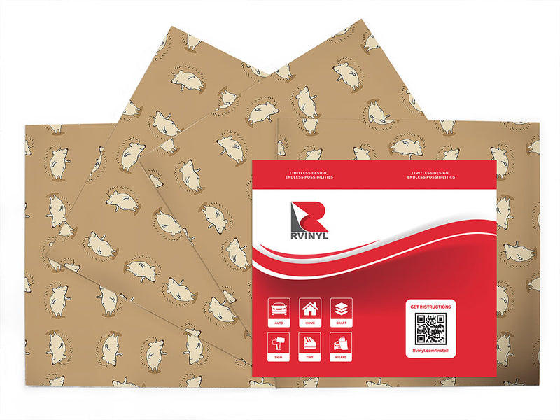 refined gentleman animal Craft Vinyl Sheet Pack