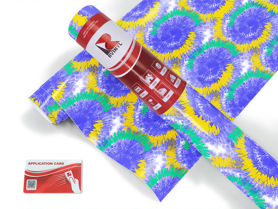 refracting light tie dye Craft Vinyl Roll