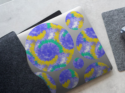 refracting light tie dye DIY Laptop Stickers