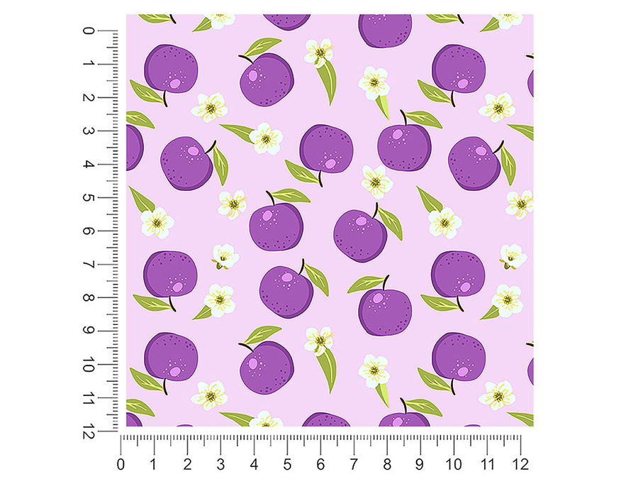 reine claude violette fruit 1ft x 1ft Craft Sheets
