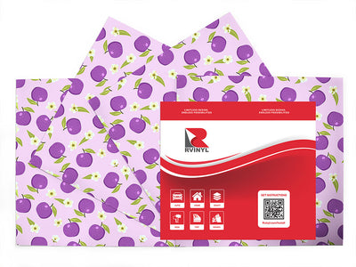 reine claude violette fruit Craft Vinyl Sheet Pack