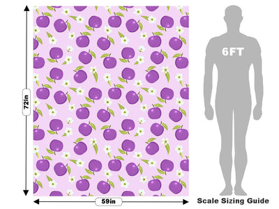 Reine Claudee Violette Fruit Vehicle Wrap Scale~Rwraps Series 914 Reine Claudee Violette Fruit Measurements~1