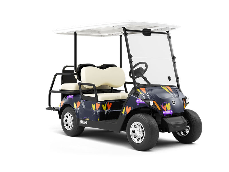 Relationship Goals Heart Wrapped Golf Cart