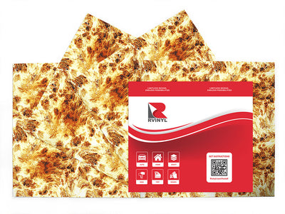 remorseless flames lava Craft Vinyl Sheet Pack