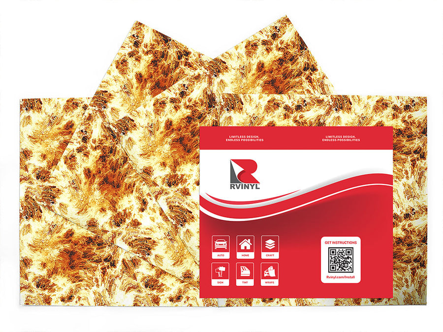 remorseless flames lava Craft Vinyl Sheet Pack
