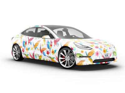 Repeat This Birds Vehicle Vinyl Wrap