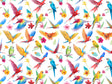 Repeat This Birds Vinyl Wrap Pattern~Rwraps Series 914 Digitally Printed Vinyl Wrap~0
