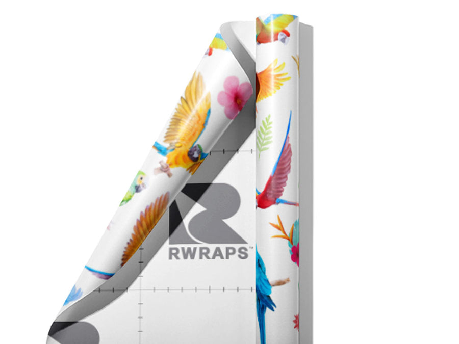 Repeat This Birds Wrap Film Sheets~Rwraps Series 914 Repeat This Birds Scrolled Sheet~3
