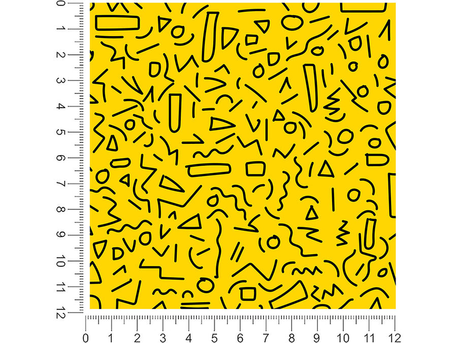 restart abstract geometric 1ft x 1ft Craft Sheets