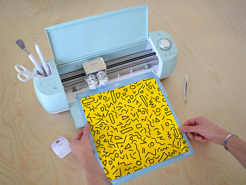restart abstract geometric Cricut Compatible Vinyl