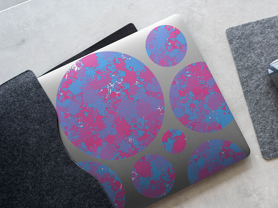 restless lovers paint splatter DIY Laptop Stickers