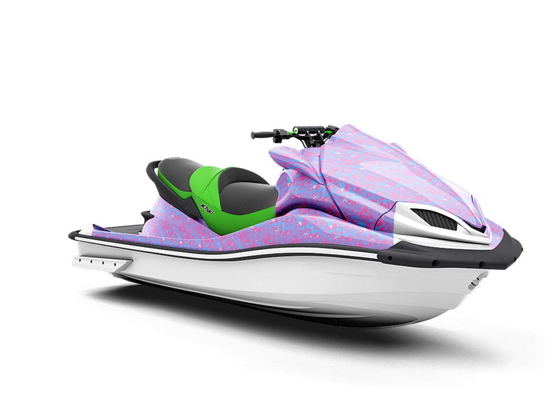 Restless Lovers Paint Splatter Jet Ski Vinyl Customized Wrap