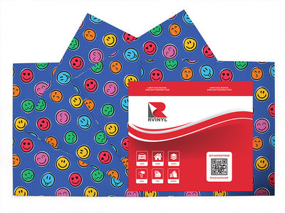retro faces emoji Craft Vinyl Sheet Pack