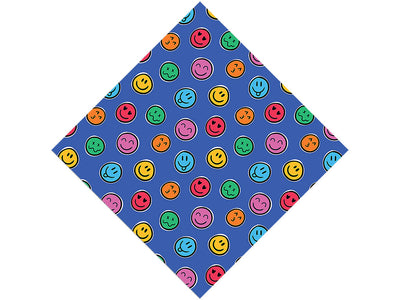 Retro Faces Emoji Vinyl Wrap Pattern