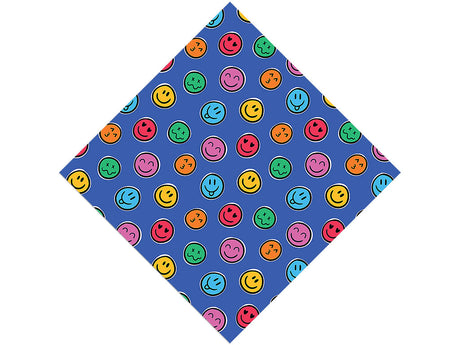 Retro Faces Emoji Vinyl Wrap Pattern
