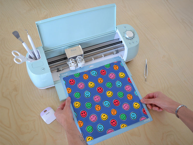 retro faces emoji Cricut Compatible Vinyl