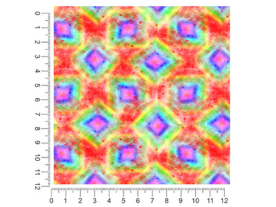 retro flashback tie dye 1ft x 1ft Craft Sheets