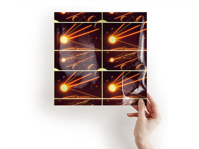 retro universe science fiction Craft Sheets