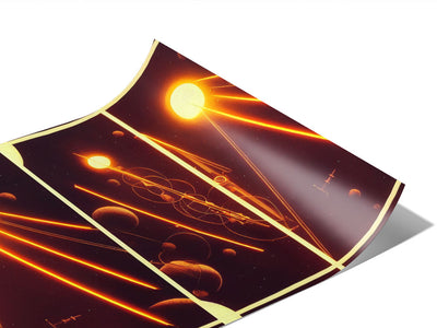 Retro Universe Science Fiction Vinyl Wraps~Rwraps Series 914 Digitally Printed Vinyl Wrap~0