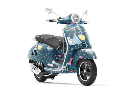 Returning Home Fantasy Vespa Scooter Wrap Film