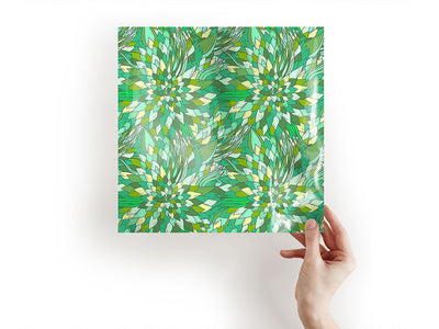 reverend green floral Craft Sheets