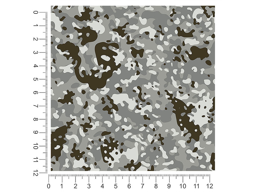 rhino woodland camouflage 1ft x 1ft Craft Sheets
