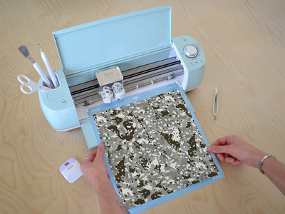 rhino woodland camouflage Cricut Compatible Vinyl