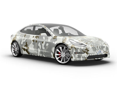 Rhino Woodland Camouflage Vehicle Vinyl Wrap