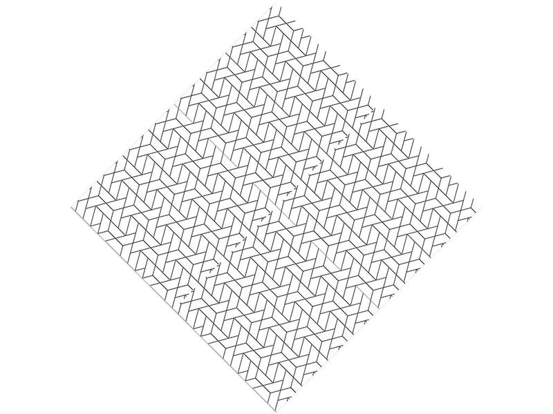 Rhomboid Triangles Tile Vinyl Wrap Pattern