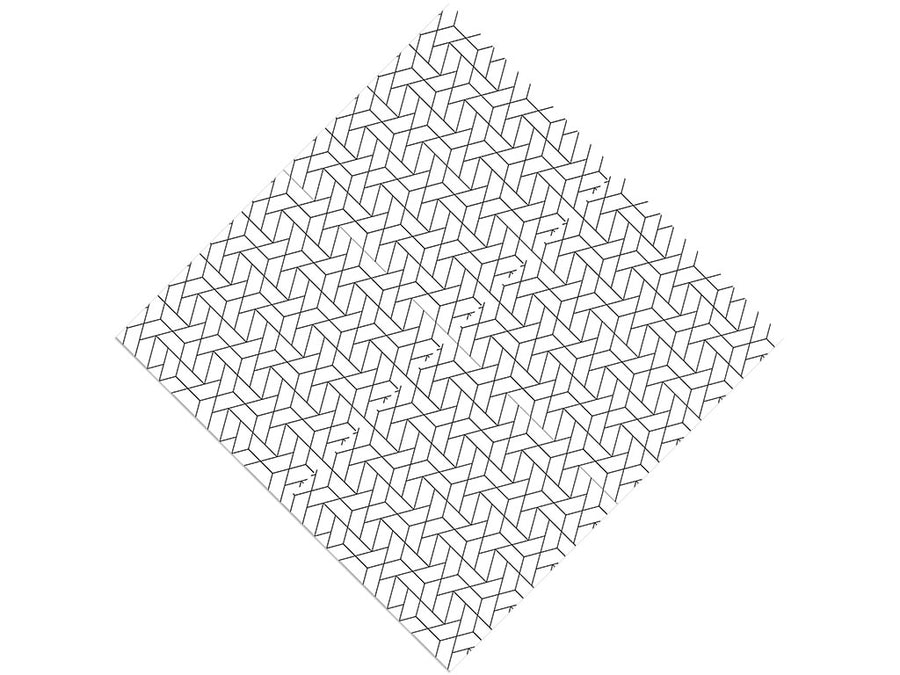 Rhomboid Triangles Tile Vinyl Wrap Pattern