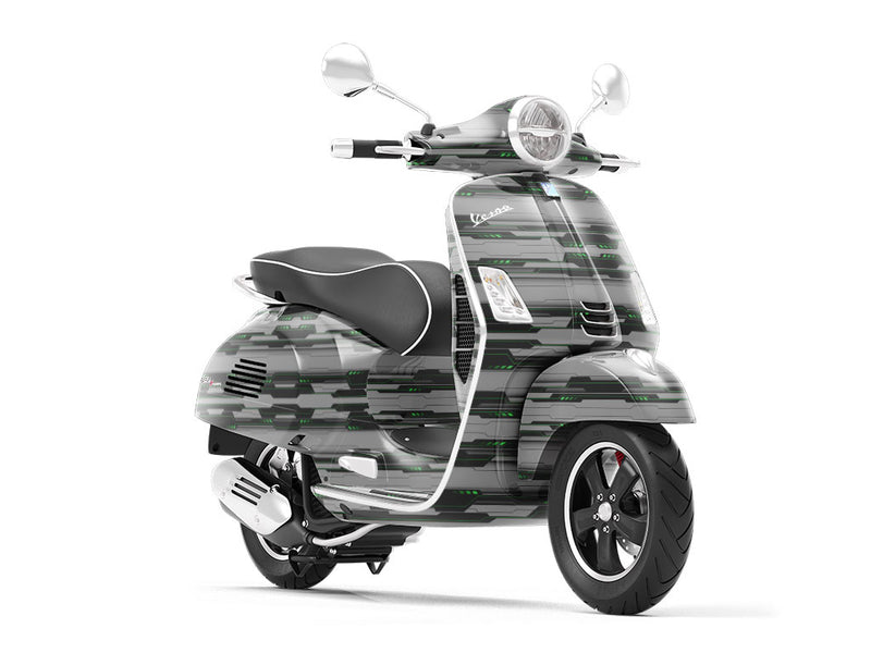 Rich Pine  Technology Vespa Scooter Wrap Film