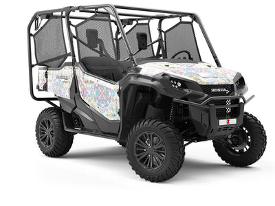 Rich Rainbow Tile Utility Vehicle Vinyl Wrap