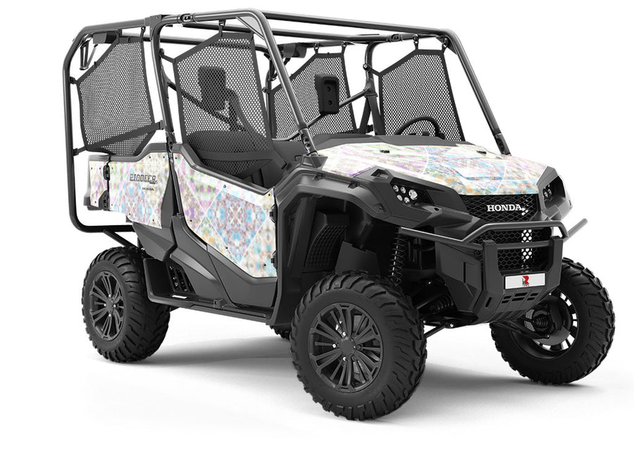 Rich Rainbow Tile Utility Vehicle Vinyl Wrap
