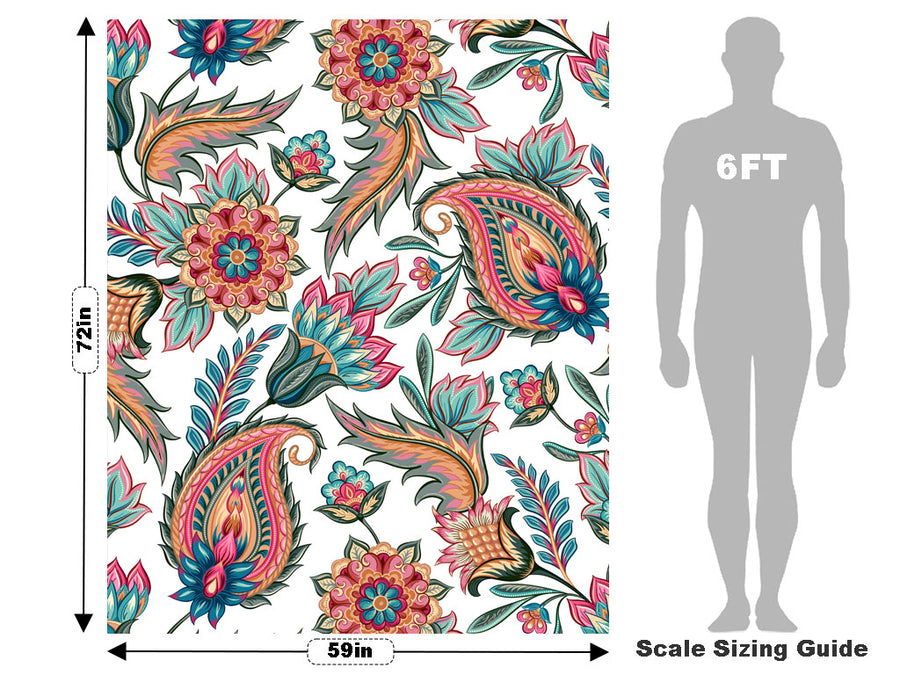 Rich Sensibilities Paisley Vehicle Wrap Scale~Rwraps Series 914 Rich Sensibilities Paisley Measurements~1