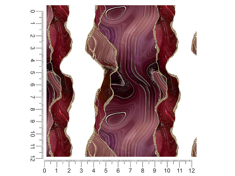 rich wine gemstone films 1ft x 1ft Craft Sheets