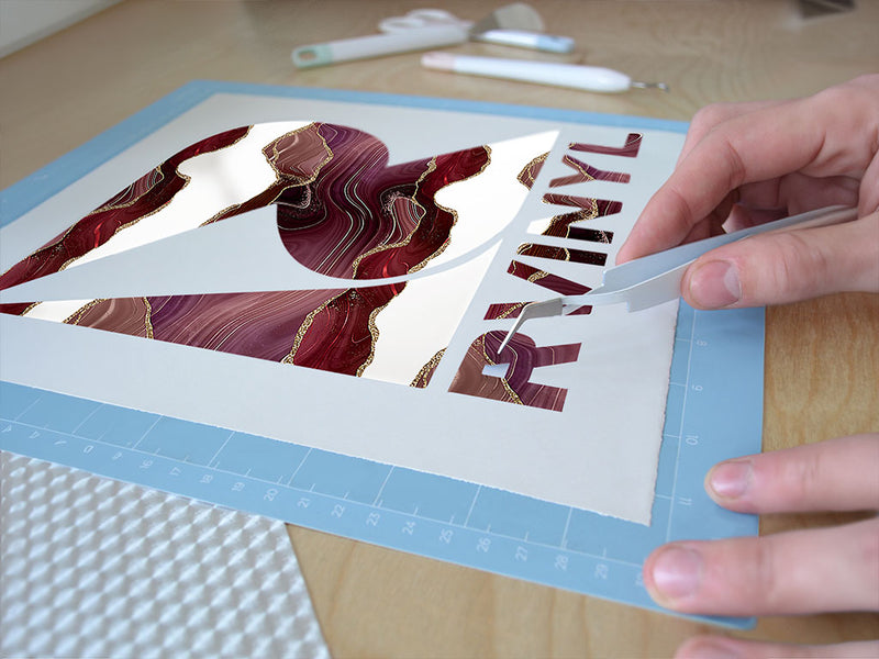 rich wine gemstone films Easy Weed Craft Vinyl