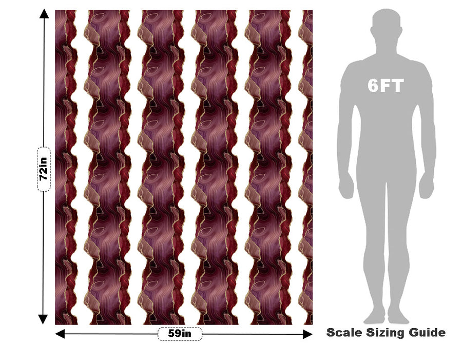 Rich Wine Gemstone Vehicle Wrap Scale~Rwraps Series 914 Rich Wine Gemstone Measurements~1