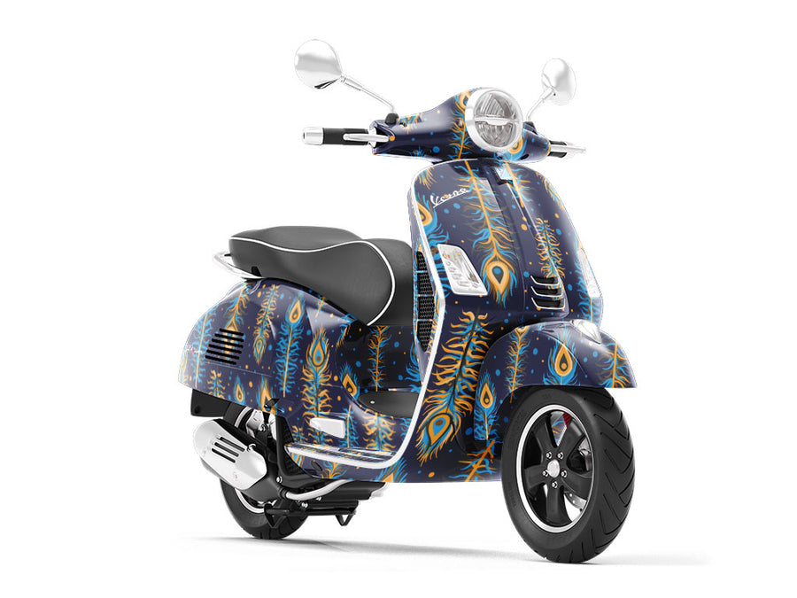 Richly Worn Birds Vespa Scooter Wrap Film