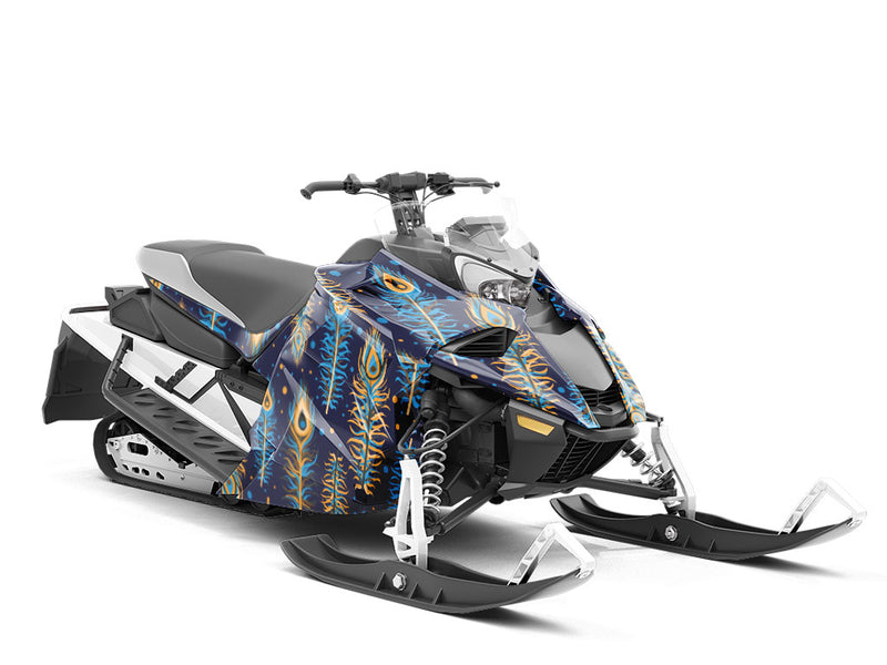 Richly Worn Birds Custom Wrapped Snowmobile