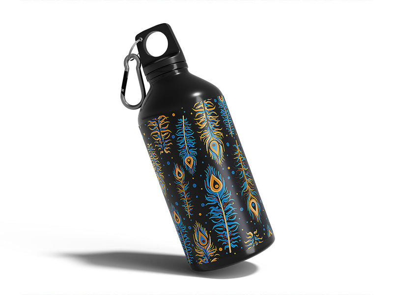 richly worn bird Water Bottle DIY Stickers