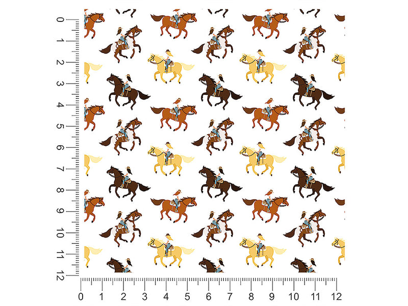 ride em western 1ft x 1ft Craft Sheets